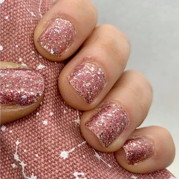 *Retired* Color Street: Glitterally Can’t (Petite) | Pink Barbie Glitter Sparkle - Picture 6 of 11